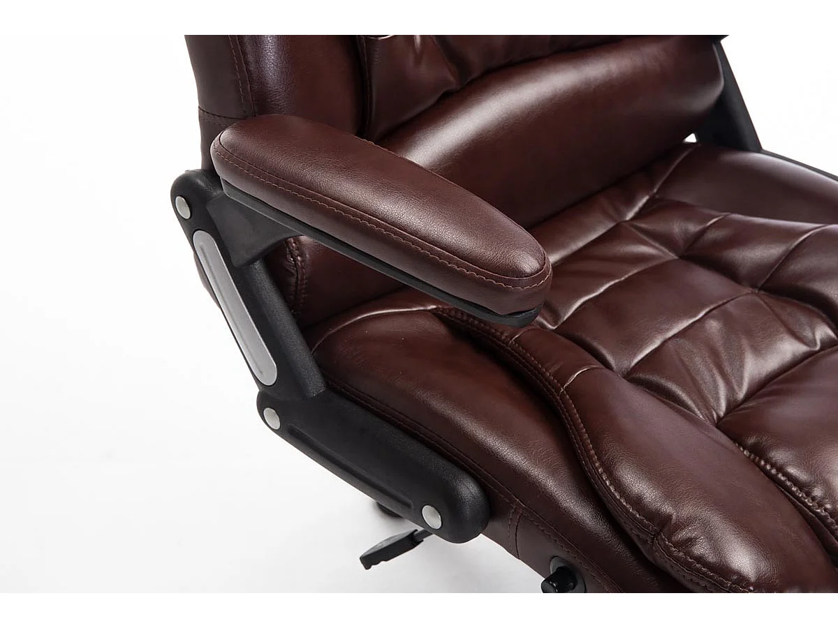 Fauteuil de bureau sur métal bordeaux 69.5 x 78 x 113 cm 10_0002660