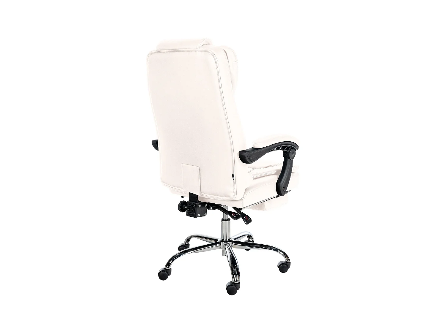 Fauteuil de bureau ergonomique métal blanche 67 x 68 x 115 cm 10_0002569