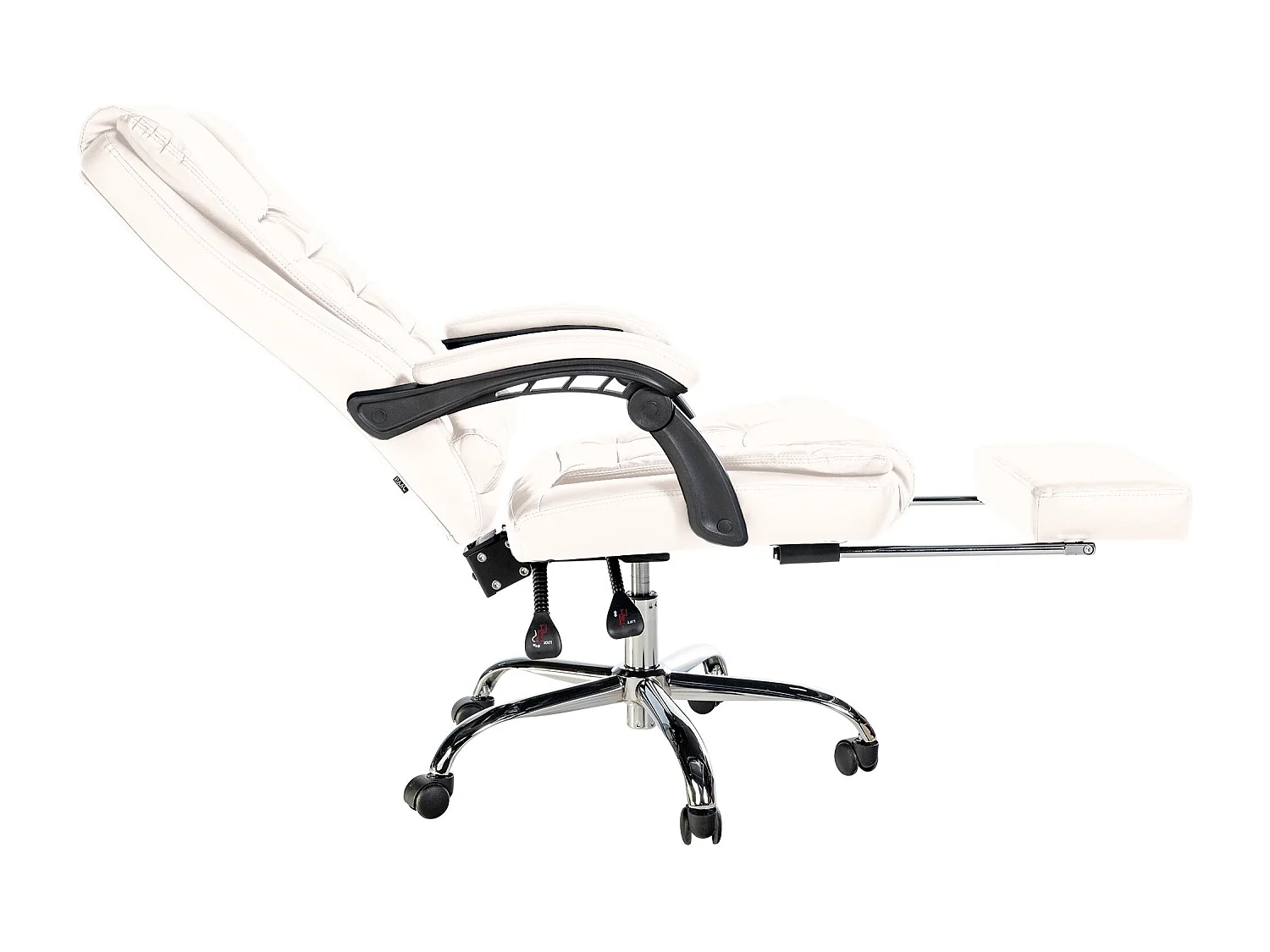 Fauteuil de bureau ergonomique métal blanche 67 x 68 x 115 cm 10_0002569