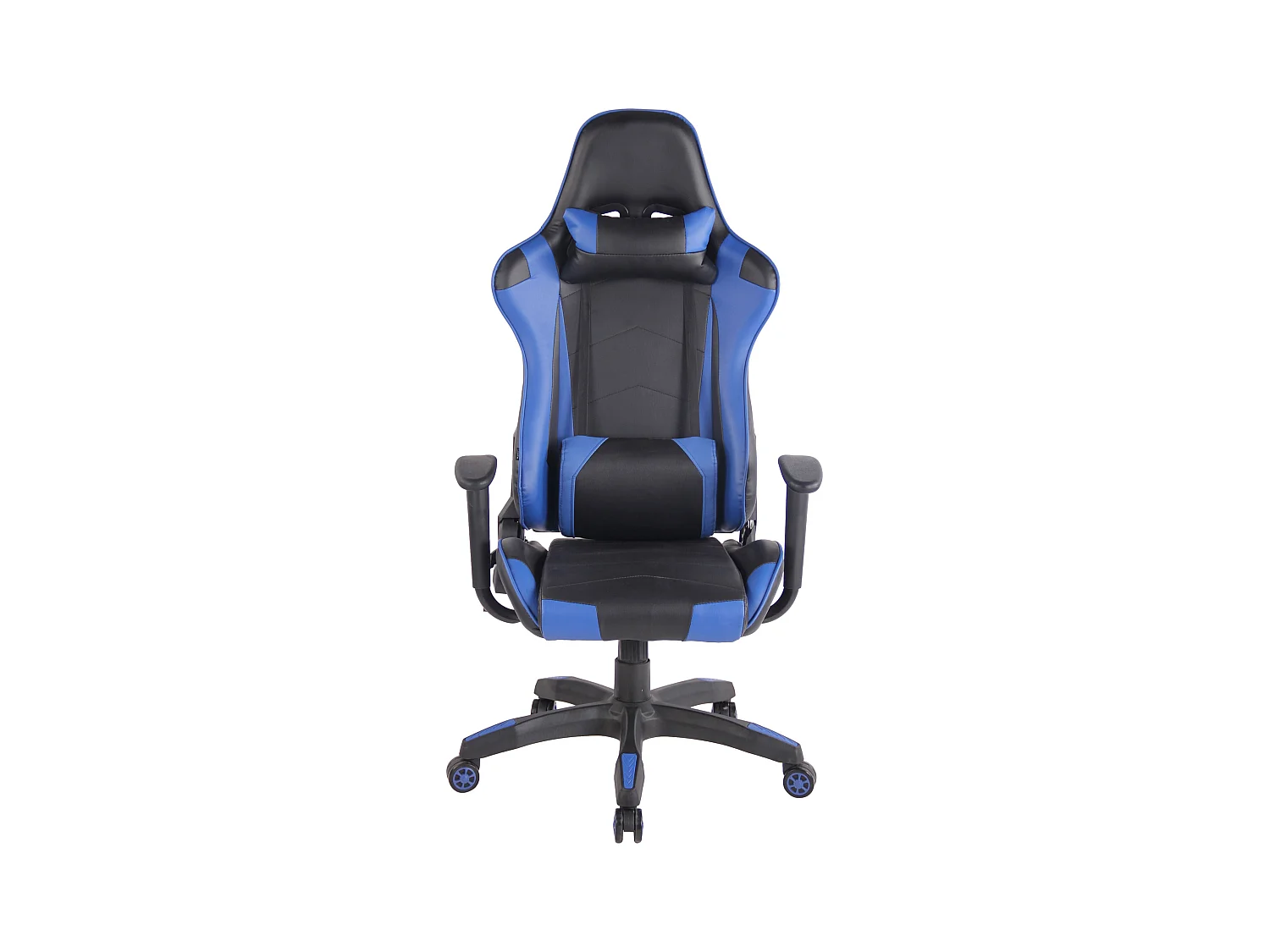 Fauteuil de bureau design PVC bleue 65 x 50 x 128 cm 10_0002550