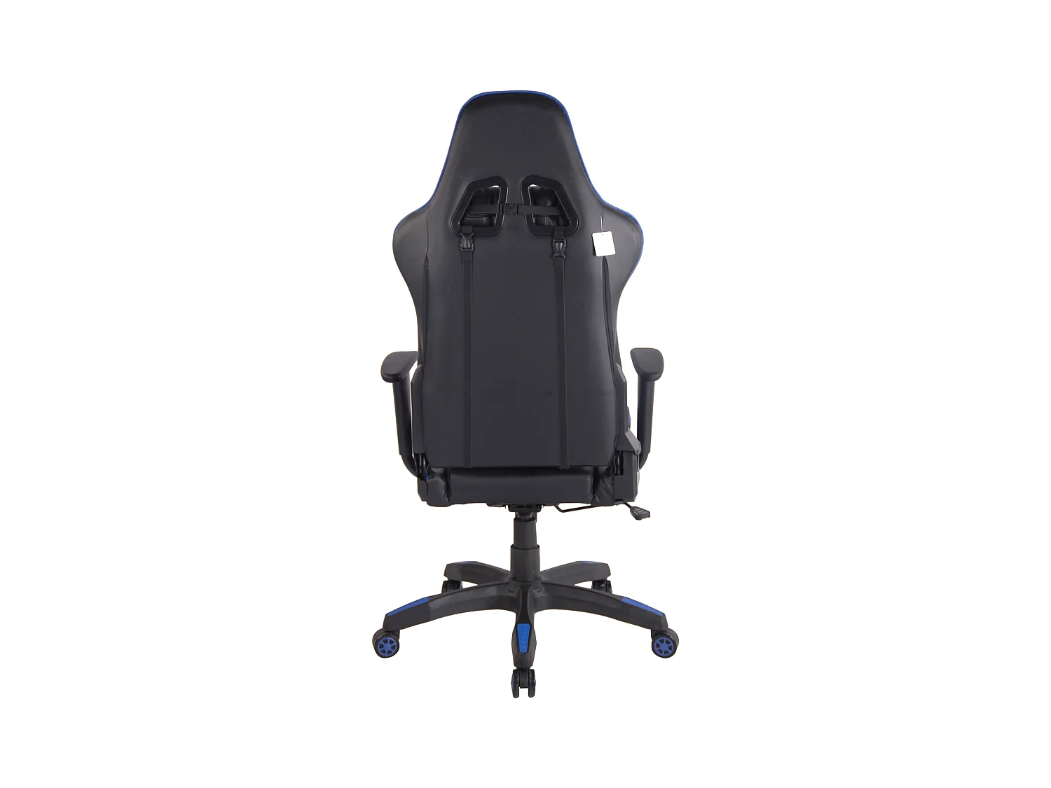 Fauteuil de bureau design PVC bleue 65 x 50 x 128 cm 10_0002550