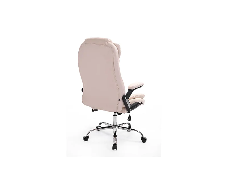 Fauteuil de bureau sur métal crème 69.5 x 78 x 113 cm 10_0002657