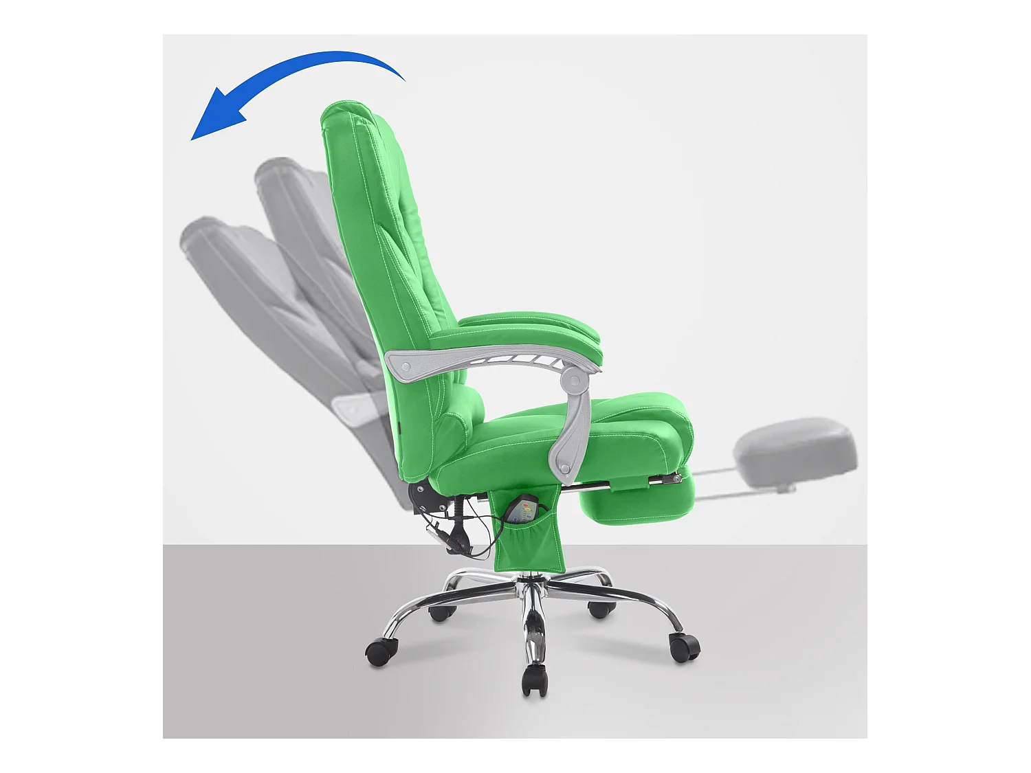 Fauteuil de bureau avec PVC 68 x 64 x 118 cm 10_0002585