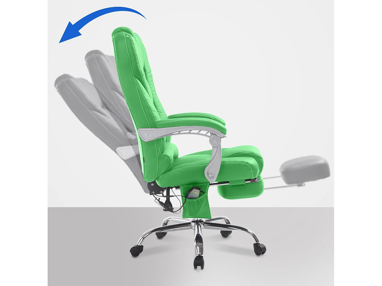 Fauteuil de bureau avec PVC 68 x 64 x 118 cm 10_0002585