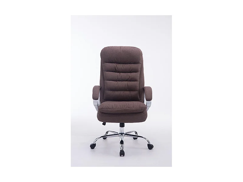 Fauteuil de bureau ergonomique métal marron 68 x 77 x 116 cm 10_0002401