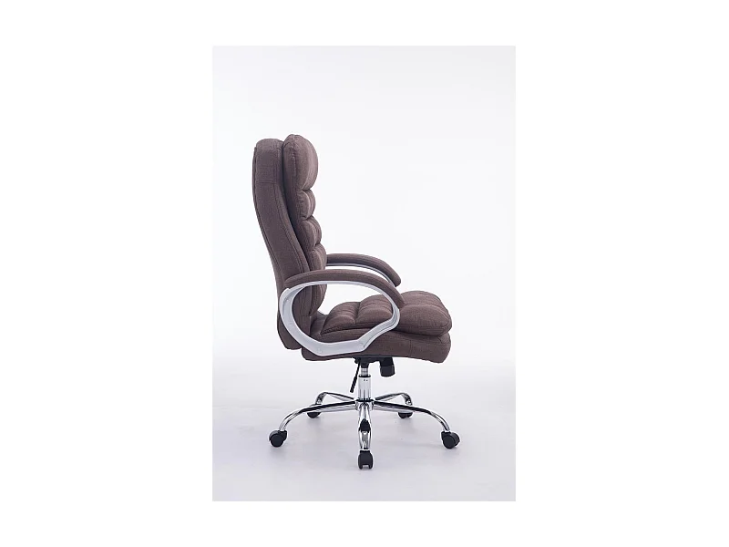 Fauteuil de bureau ergonomique métal marron 68 x 77 x 116 cm 10_0002401