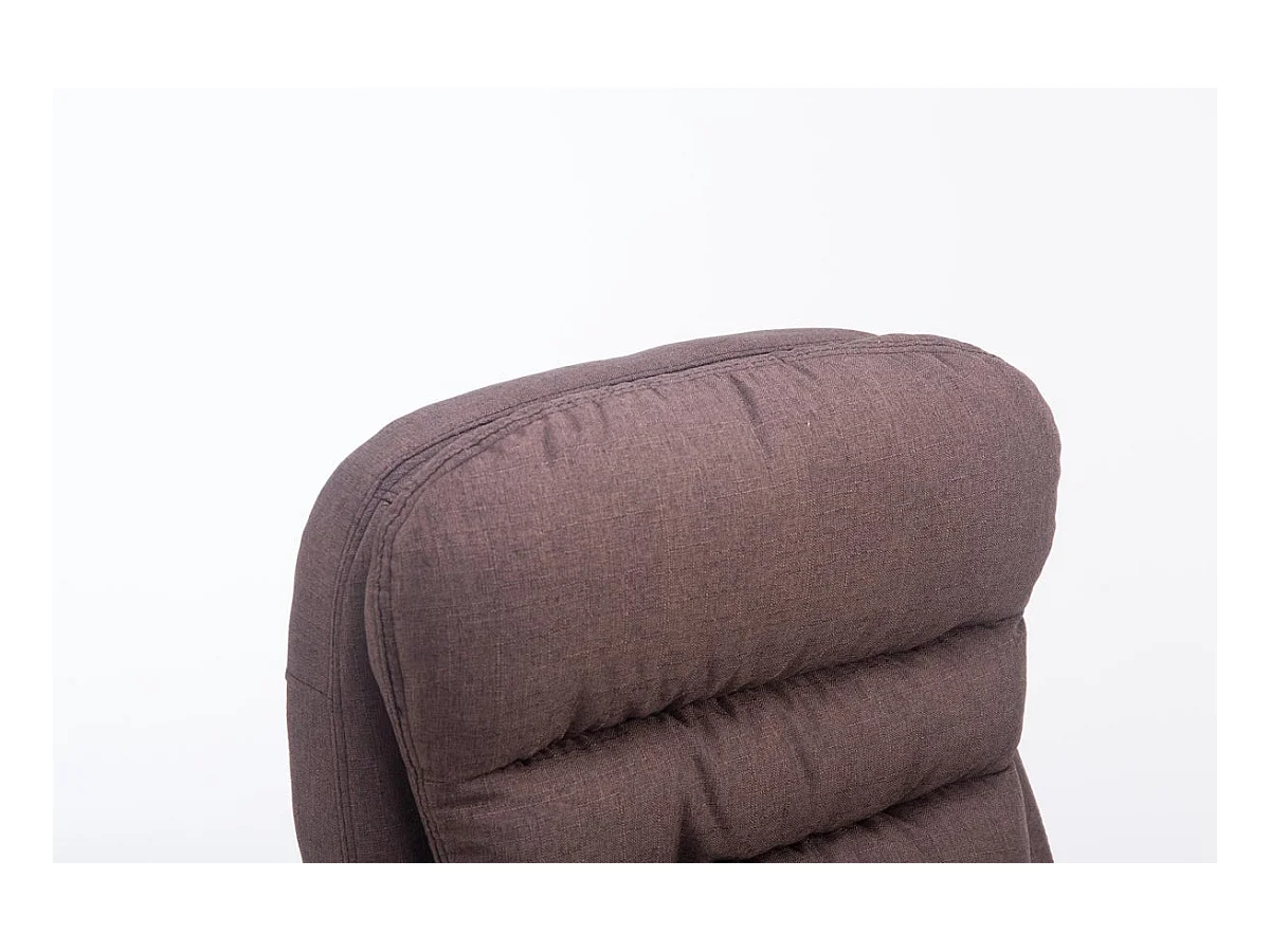 Fauteuil de bureau ergonomique métal marron 68 x 77 x 116 cm 10_0002401