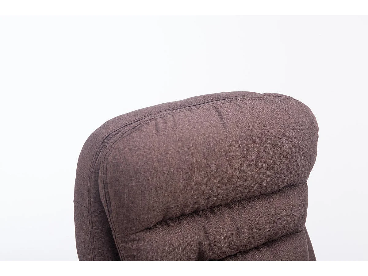 Fauteuil de bureau ergonomique métal marron 68 x 77 x 116 cm 10_0002401