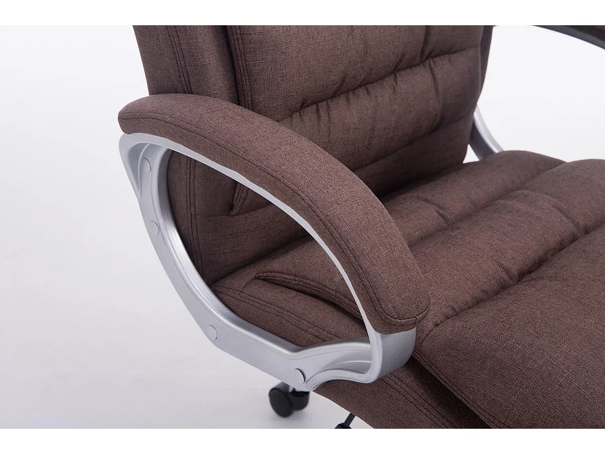 Fauteuil de bureau ergonomique métal marron 68 x 77 x 116 cm 10_0002401