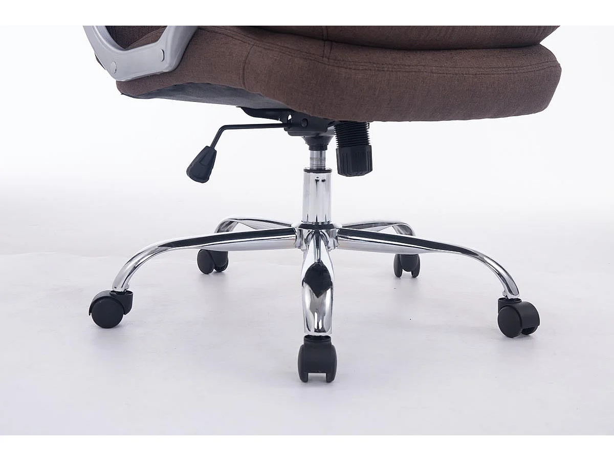 Fauteuil de bureau ergonomique métal marron 68 x 77 x 116 cm 10_0002401