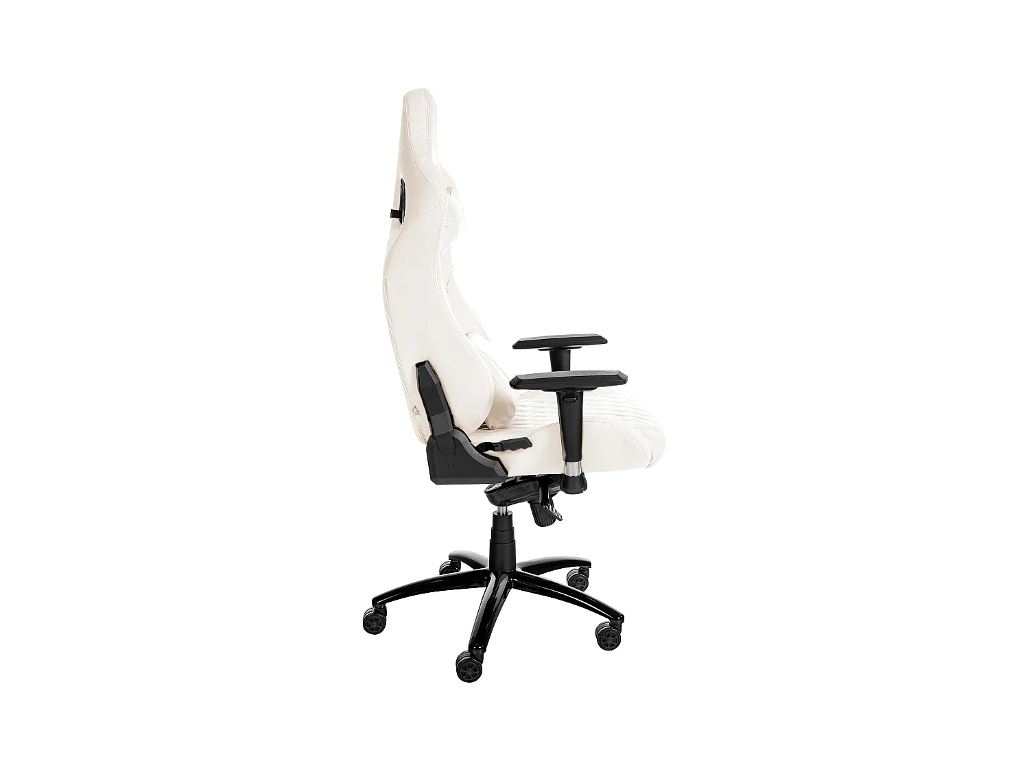 Fauteuil de bureau sur métal blanche 70 x 64 x 129 cm 10_0002512