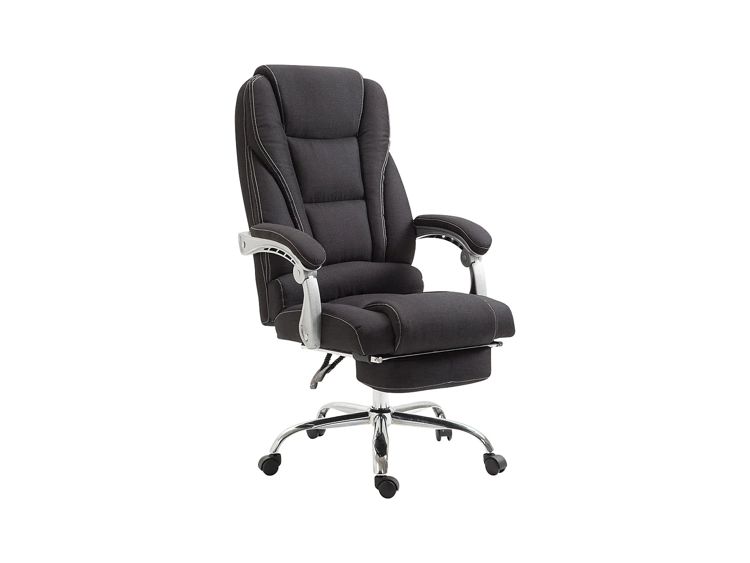 Fauteuil de bureau sur tissu noire 68 x 64 x 118 cm 10_0002588