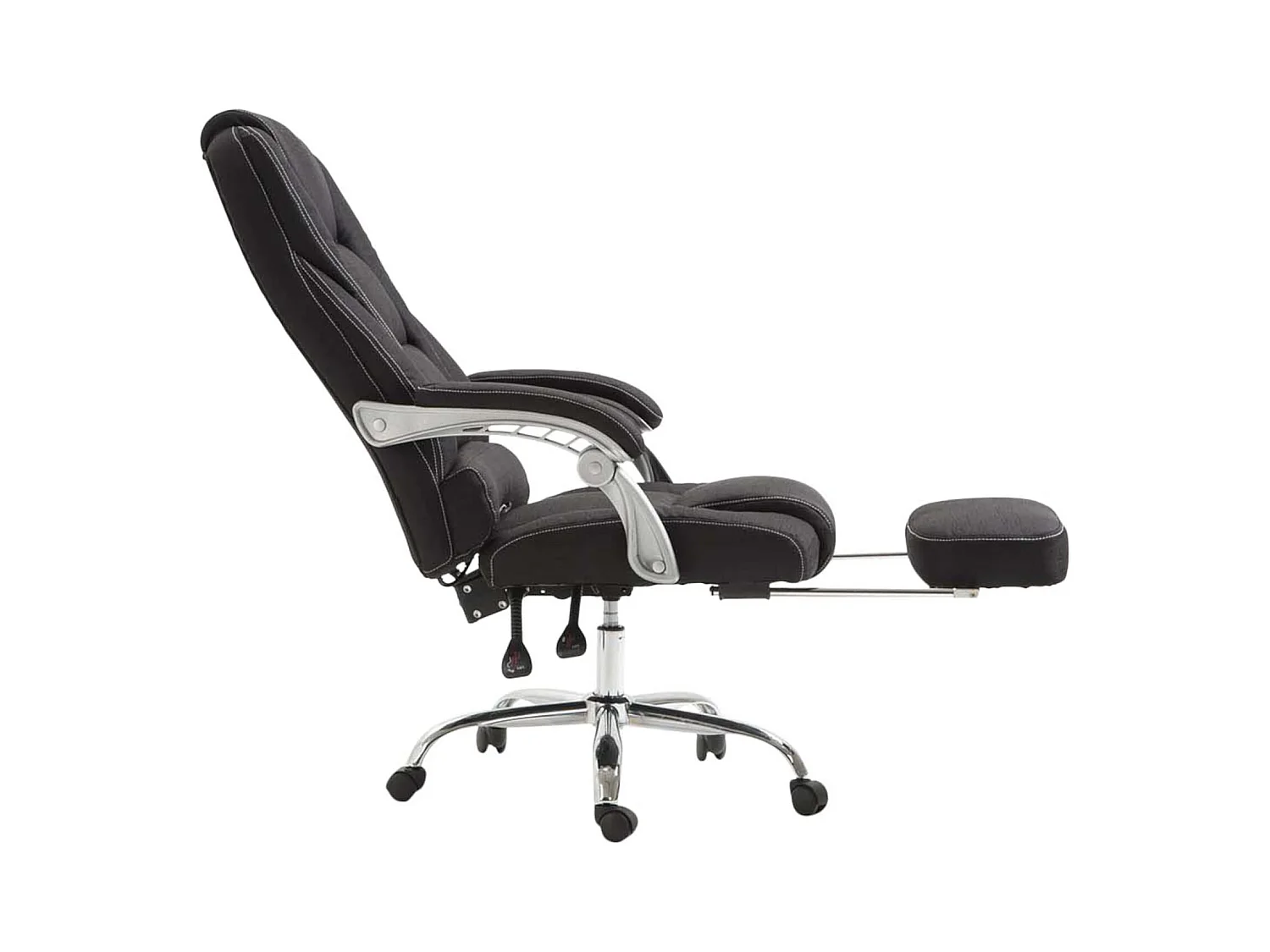 Fauteuil de bureau sur tissu noire 68 x 64 x 118 cm 10_0002588