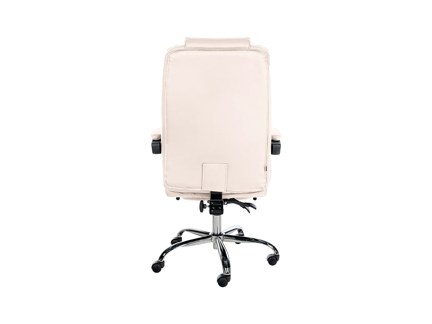 Fauteuil de bureau ergonomique métal crème 67 x 68 x 115 cm 10_0002566