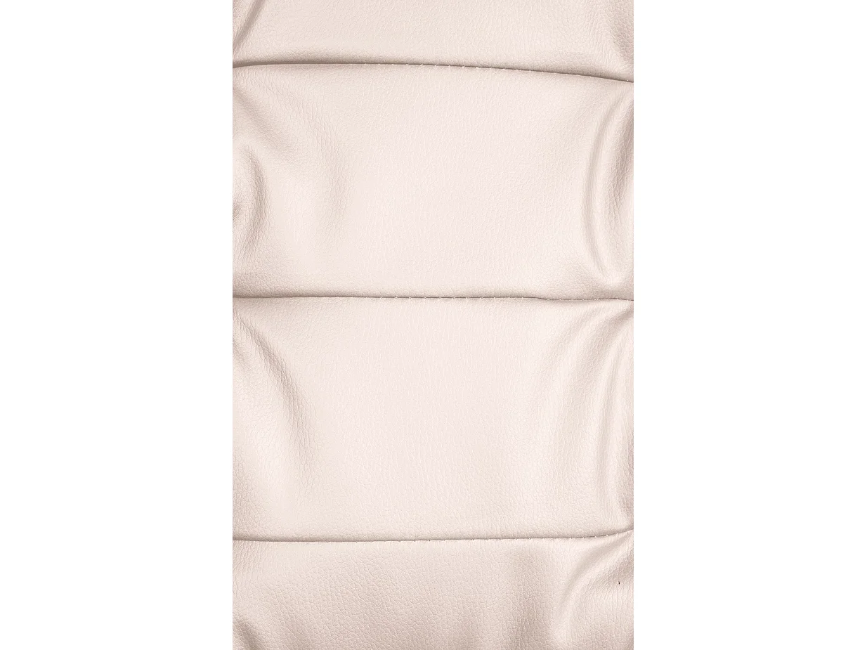 Fauteuil de bureau ergonomique métal crème 67 x 68 x 115 cm 10_0002566