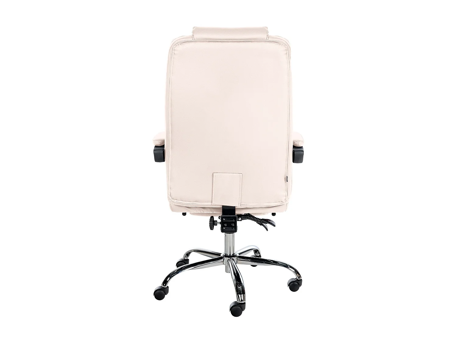 Fauteuil de bureau ergonomique métal crème 67 x 68 x 115 cm 10_0002566