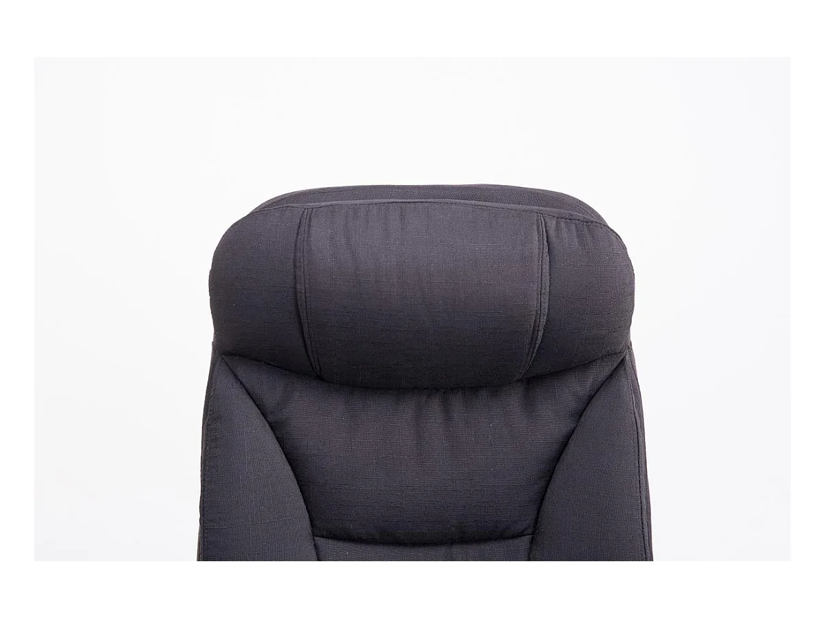 Fauteuil de bureau sur tissu noire 67 x 67 x 112 cm 10_0002785