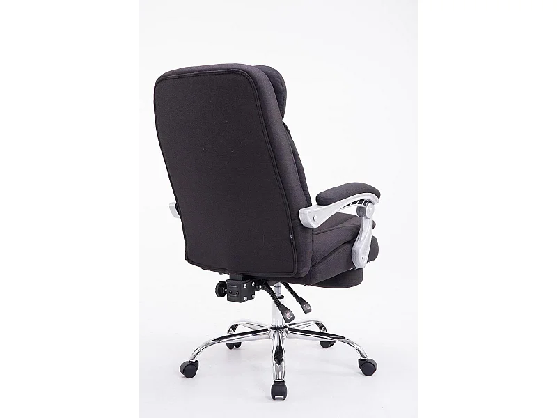 Fauteuil de bureau sur tissu noire 67 x 67 x 112 cm 10_0002785