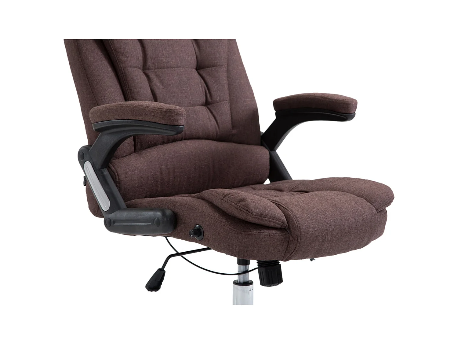 Fauteuil de bureau XXL métal marron 69.5 x 78 x 113 cm 10_0002662