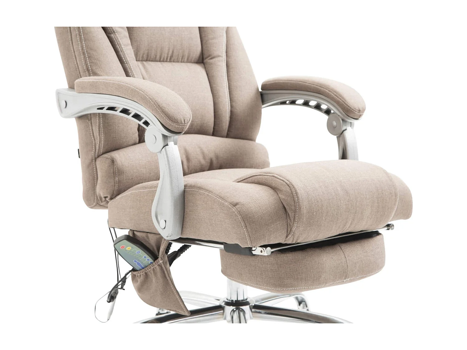 Fauteuil de bureau avec tissu 68 x 64 x 118 cm 10_0002593