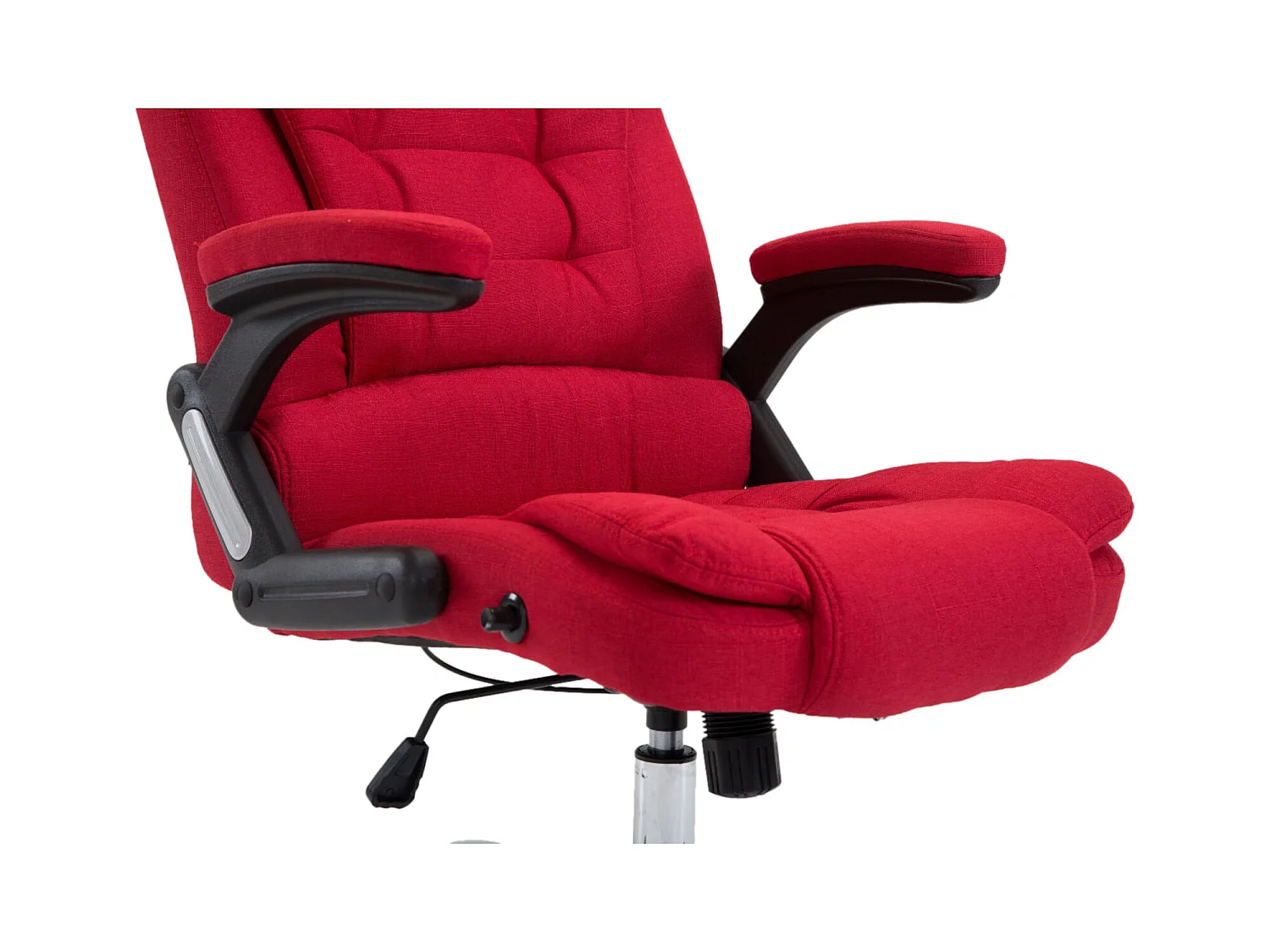 Fauteuil de bureau XXL métal argentée 69.5 x 78 x 113 cm 10_0002666