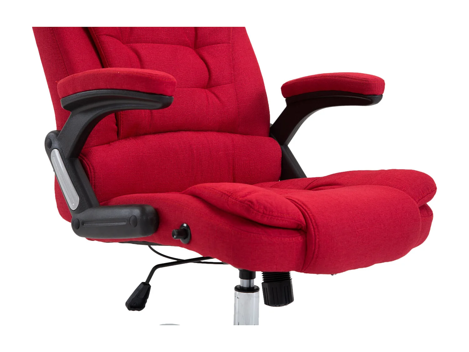 Fauteuil de bureau XXL métal argentée 69.5 x 78 x 113 cm 10_0002666