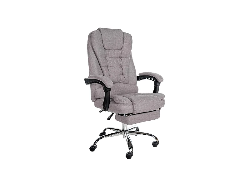 Fauteuil de bureau ergonomique métal grise 67 x 68 x 115 cm 10_0002571
