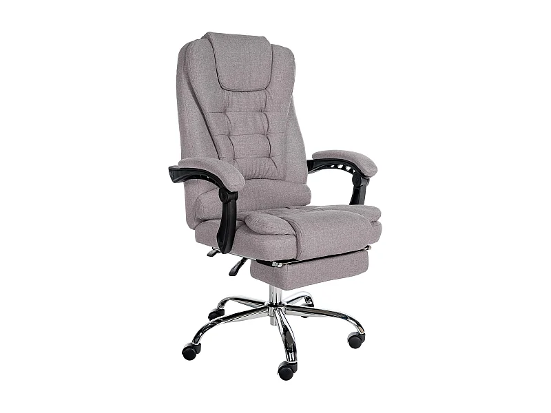 Fauteuil de bureau ergonomique métal grise 67 x 68 x 115 cm 10_0002571