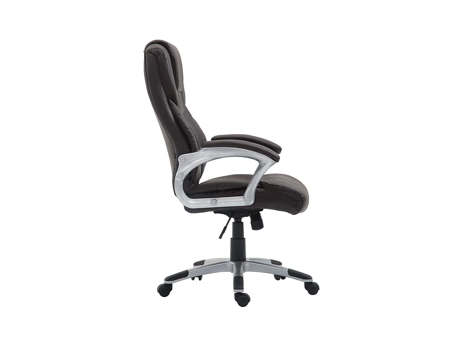 Fauteuil de bureau sur PVC marron 65 x 73 x 109 cm 10_0002650