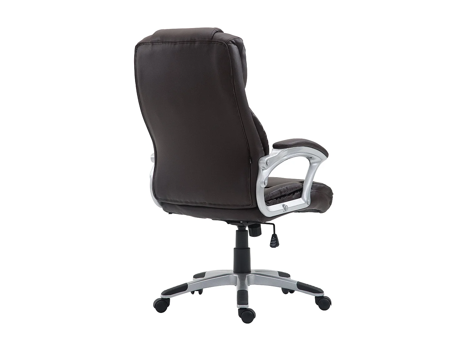 Fauteuil de bureau sur PVC marron 65 x 73 x 109 cm 10_0002650