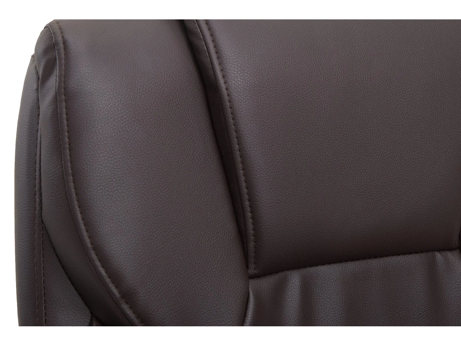 Fauteuil de bureau sur PVC marron 65 x 73 x 109 cm 10_0002650