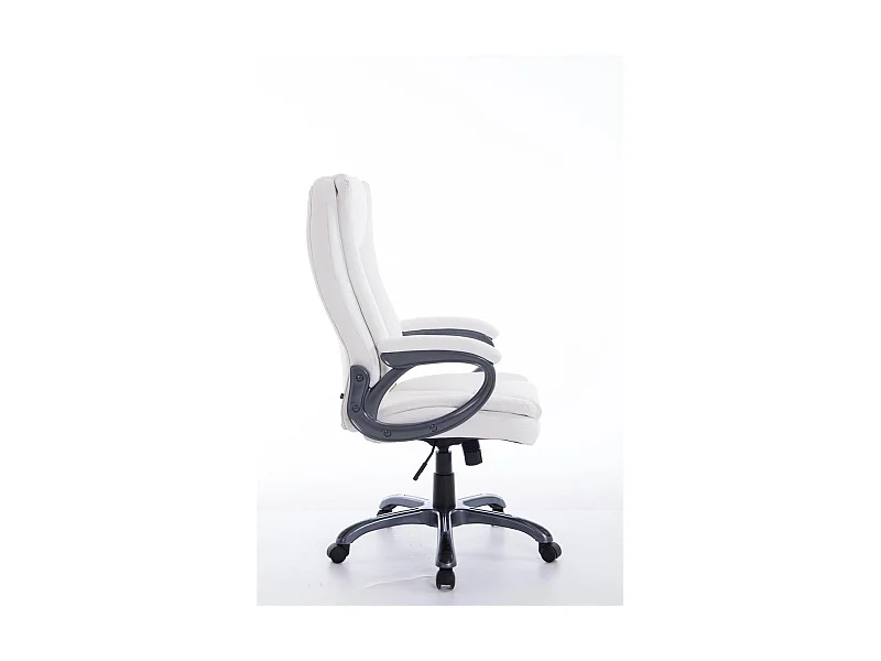 Fauteuil de bureau sur métal blanche 65 x 73 x 114 cm 10_0002388
