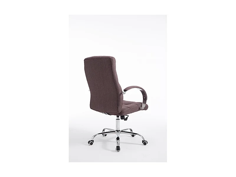 Fauteuil de bureau sur métal marron 54 x 51 x 105 cm 10_0002548