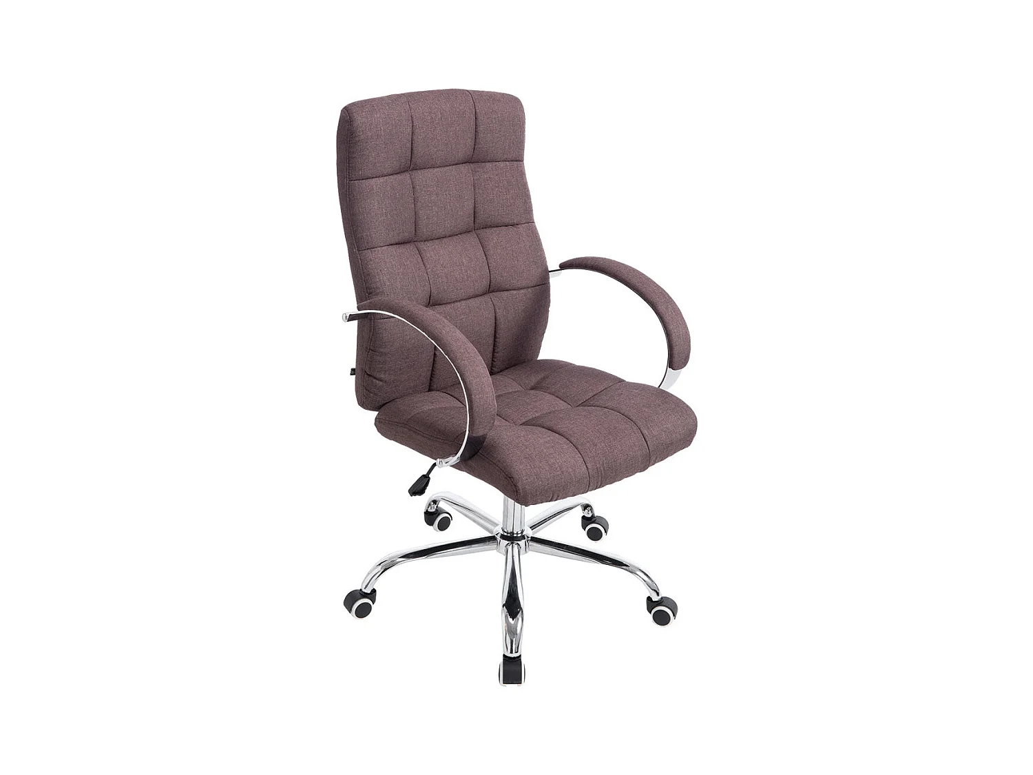 Fauteuil de bureau sur métal marron 54 x 51 x 105 cm 10_0002548