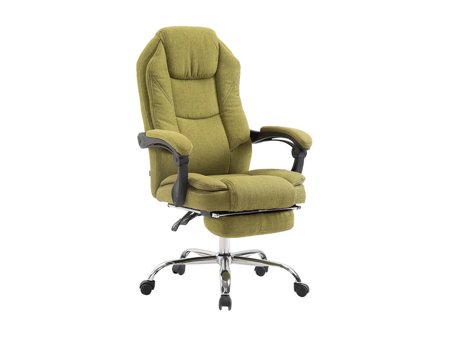 Fauteuil de bureau sur métal argentée 67 x 64 x 114 cm 10_0002441