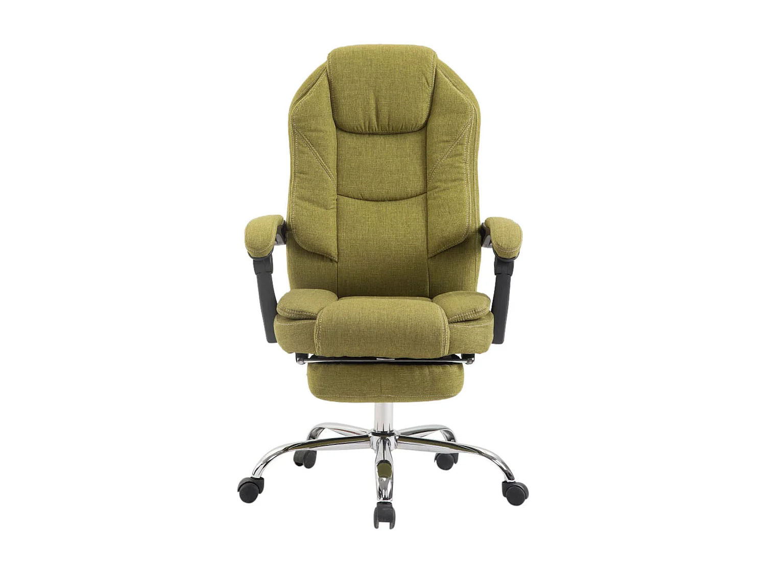 Fauteuil de bureau sur métal argentée 67 x 64 x 114 cm 10_0002441