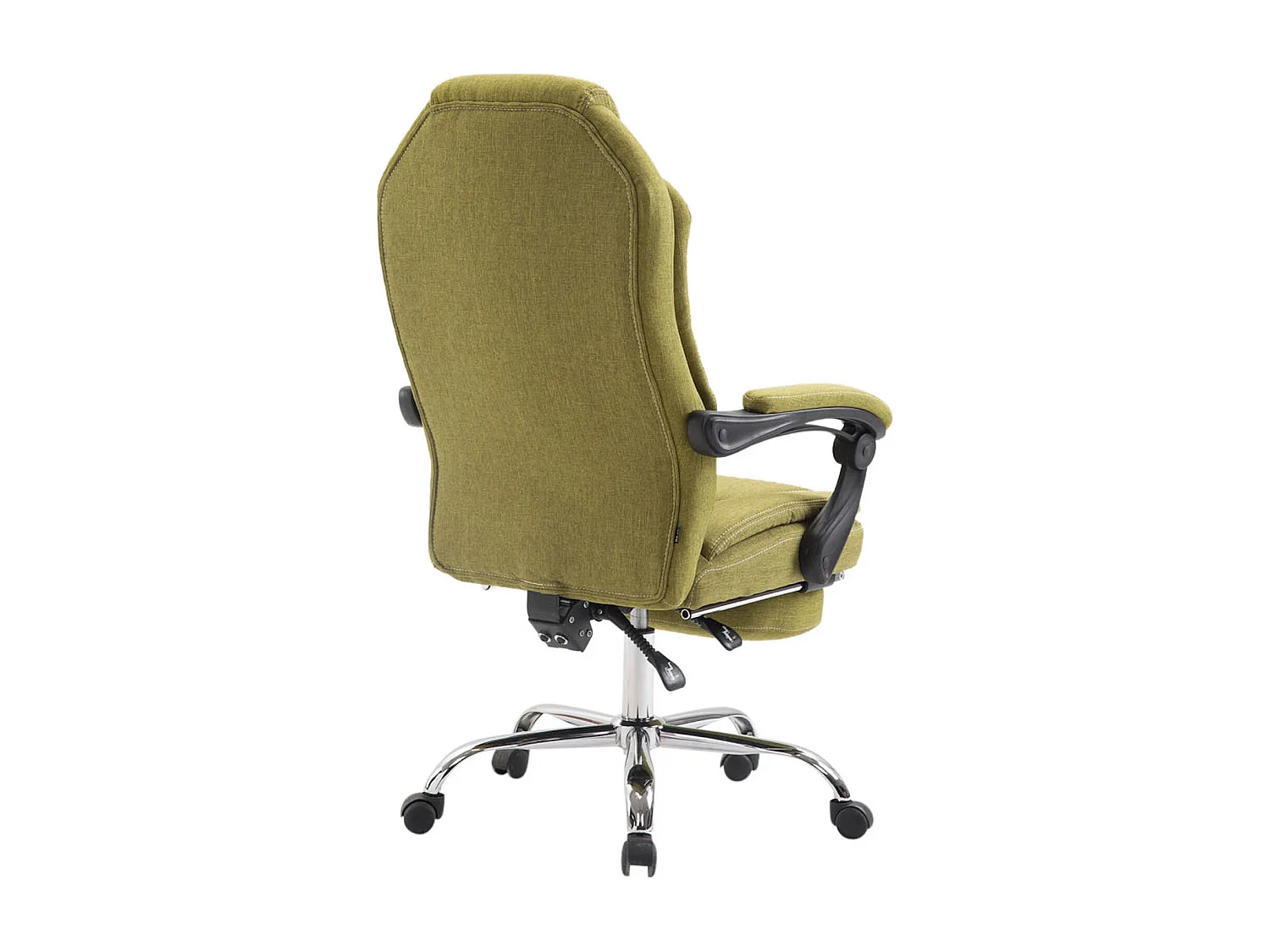 Fauteuil de bureau sur métal argentée 67 x 64 x 114 cm 10_0002441