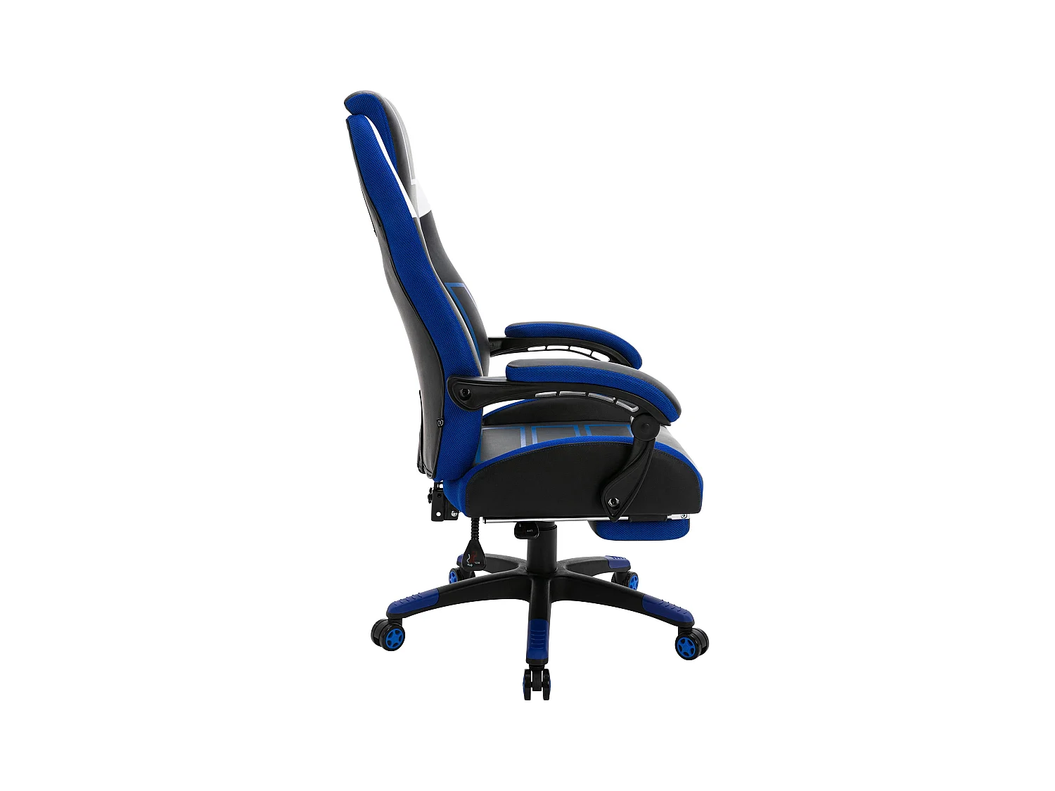 Fauteuil de bureau avec PVC bleue 69 x 70.5 x 118 cm 10_0002448