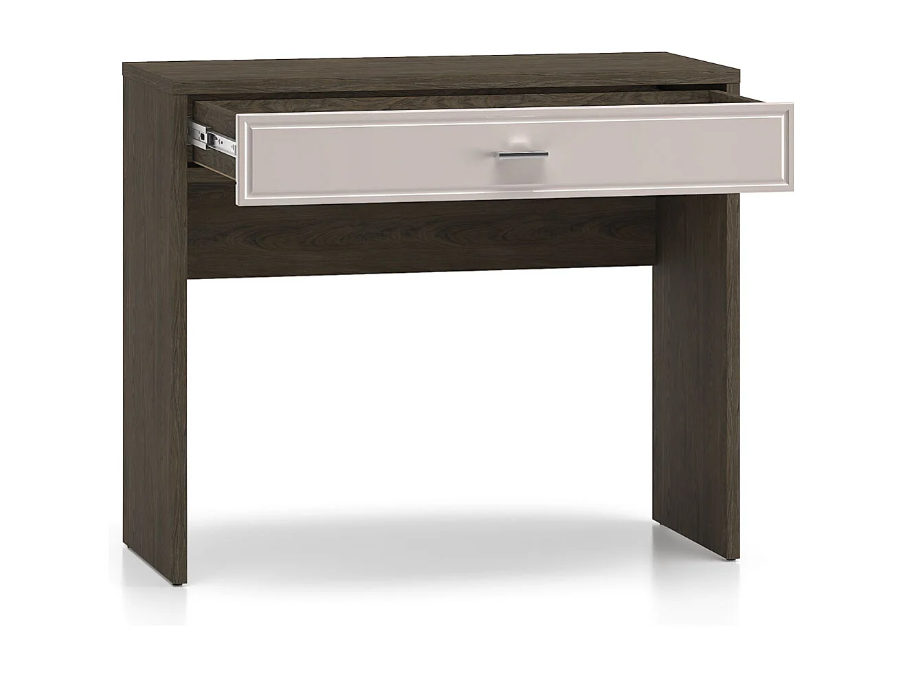 KONSOLENTISCH Avante 92 / 40 / 78cm Windmill Eiche Dunkel / Cashmere Hochglanz