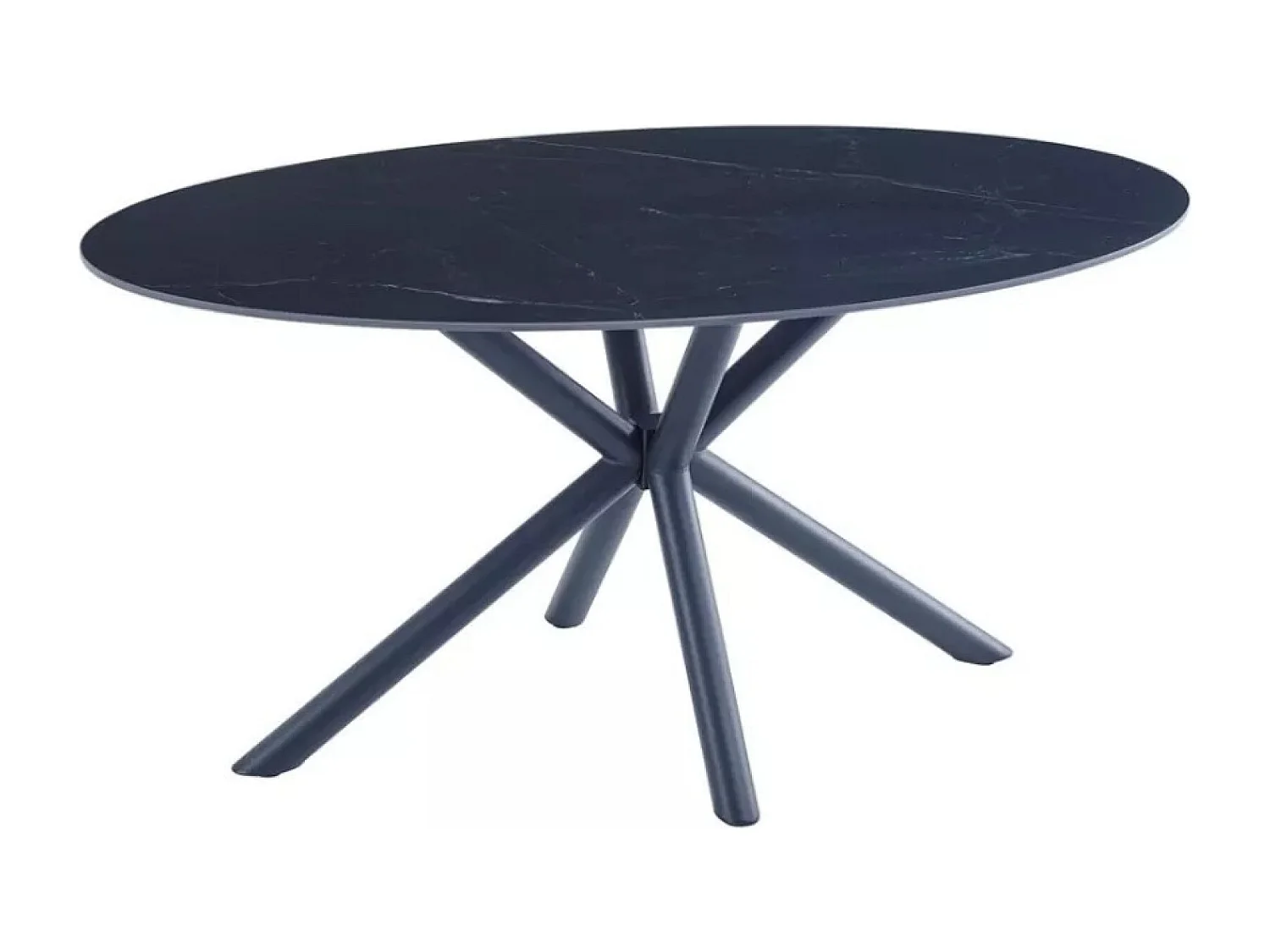 Esstisch Melis (90x160)/Keramik/Schwarz