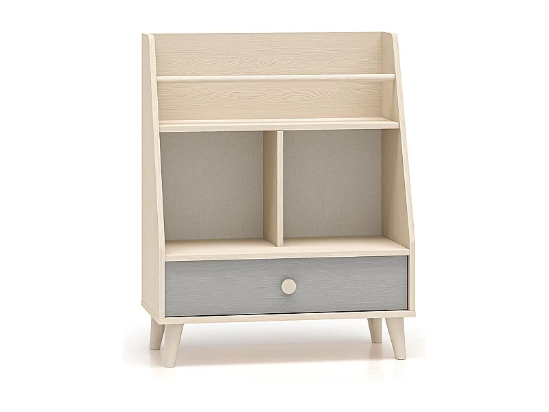 BÜCHERREGAL Mevel Wüstensand / Palladiumgrau 72 / 36 / 90cm