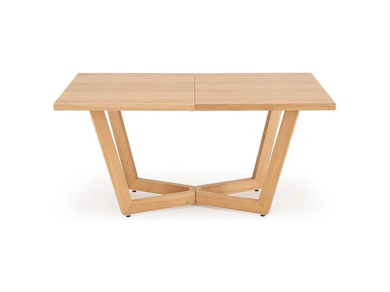Tavolo da pranzo massello (90x160-250)/piano del mobile e legno massello/rovere marrone