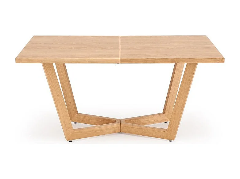Tavolo da pranzo massello (90x160-250)/piano del mobile e legno massello/rovere marrone