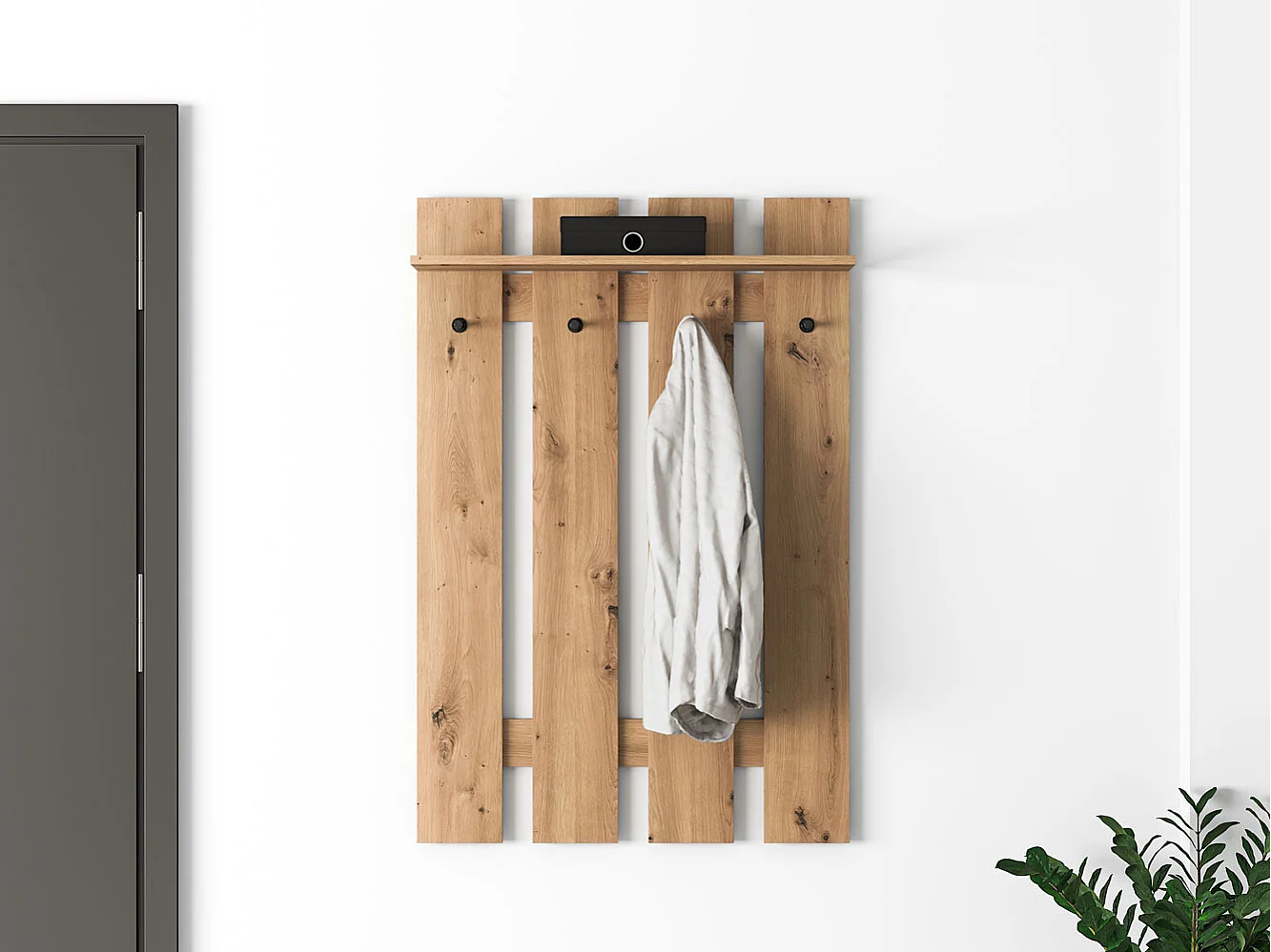 GARDEROBENPANEEL Renes Eiche Artisan 80 / 22 / 119cm