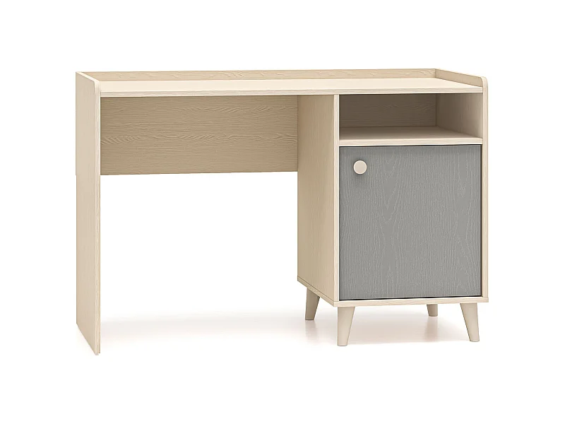 SCHREIBTISCH Mevel Wüstensand / Palladiumgrau 120 / 58 / 80cm