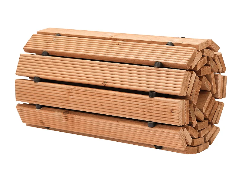 Percorso da Giardino, SucceBuy Passerella da Giardino in Legno Dritta (244 × 43 cm)