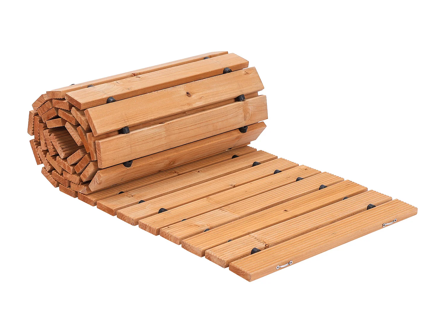 Allée Chemin de Jardin, SucceBuy Passerelle de Jardin Droite en Bois (244 × 43 cm)