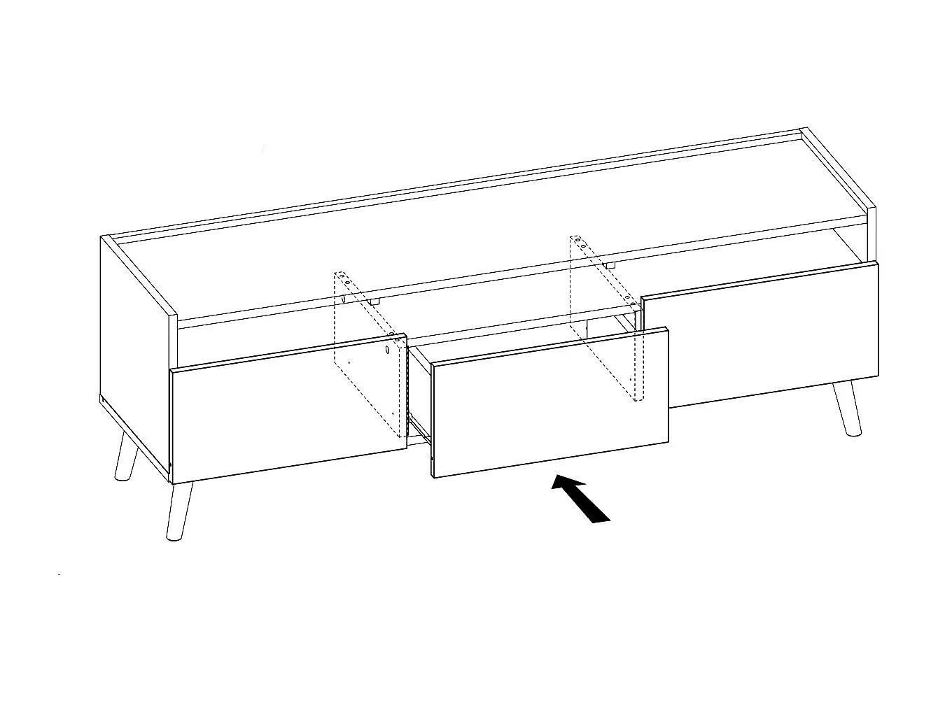 LOWBOARD Scandi weiß / Jackson Hickory 149 / 41 / 51cm