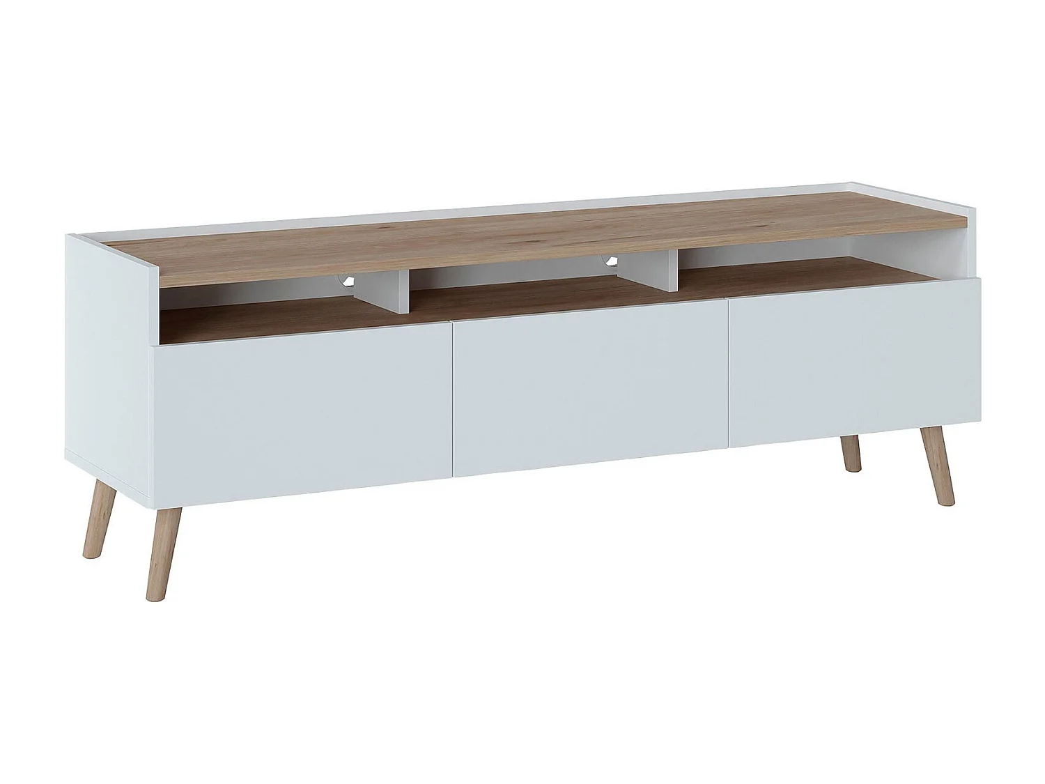 LOWBOARD Scandi weiß / Jackson Hickory 149 / 41 / 51cm