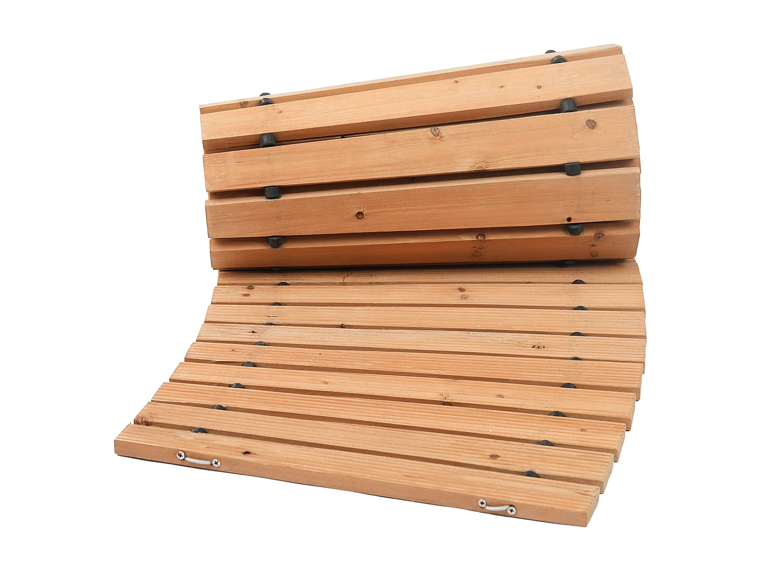 Allée Chemin de Jardin, SucceBuy – Allée de Jardin Incurvée en Bois (216 × 43 cm) – Déroulable